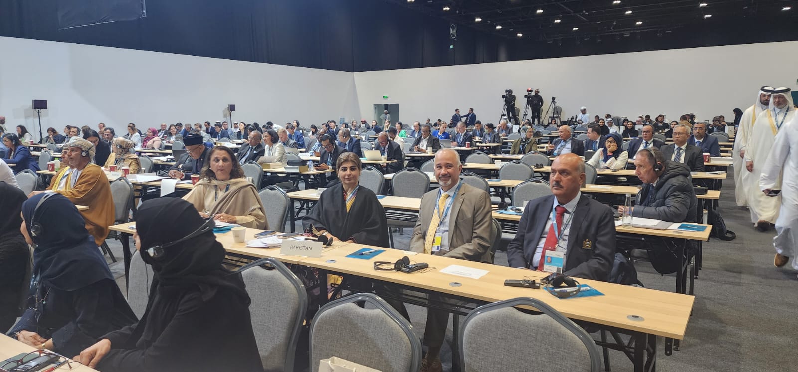 A delegation from the Senate of Pakistan, spearheaded by Senator Saadia Abbasi, participated in a session of the World Trade Organization (WTO) parliamentary conference held in Abu Dhabi, UAE.